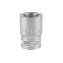 Douille 1/2" 6 pans 18mm chrome vanadium - INVENTIV